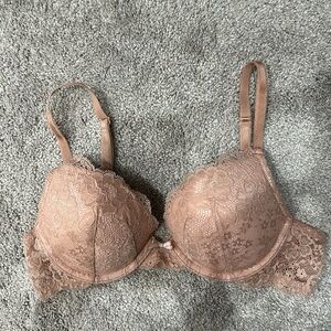 Victorias Secret Dream Angels push up nude lace bra